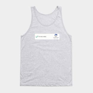 I'm not a robot Tank Top